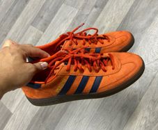 Adidas Handball Spezial Sold Out Orange Trainers Sneakers UK8 Eur42