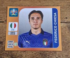 Panini EURO 2020, Tournament Edition, Federico Chiesa, Italy, Sticker #28 - free standard postage