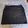 H&M black woven mini skirt . Image 4