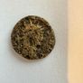 Rare Ancient Roman & Byzantine Bronze Collection - 2 Signet Rings & 2 Coins (4-Piece Lot) Image 2