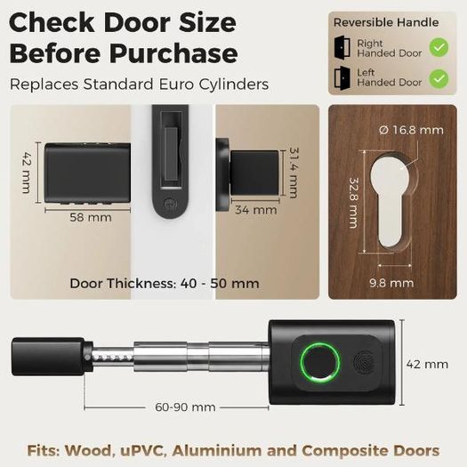 Fingerprint Door Cylinder
