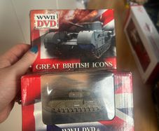 WWII DVD & Corgi Model
