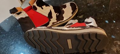 Toni Pons cow print ankle boots - size 38 - NEW!