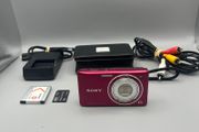 Sony Cyber-shot DSC-W380 14.1MP Digital Camera Pink - Full Kit