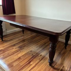 Mahogany dining table