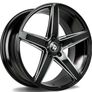 18" Black Alloy Wheels Audi Seat Skoda Mercedes Lamborghini Acura Bmw Tesla Vw Vauxhall Opel 5x112 / 5x120 Image 2