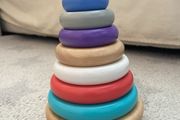 Hamleys wooden rainbow stacker