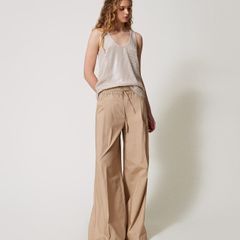 twinset Milano wide leg trousers