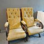 Antique mahogany chairs Image 2