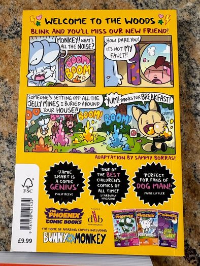 Bunny Vs Monkey books series (x4) - BRAND NEW