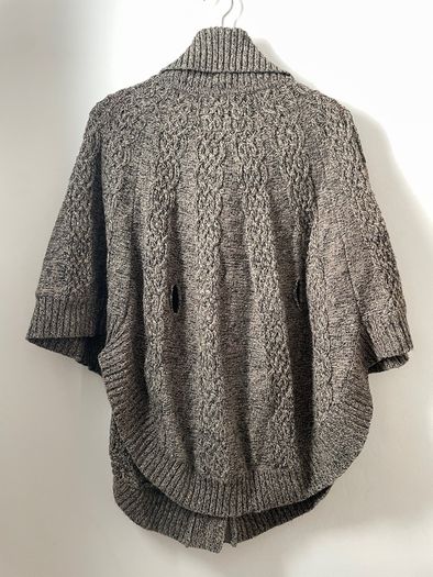 PEPE London Wool Blend Cape Coat Cardigan Size S!