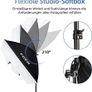 Photography Lighting,FGen 85W LED Soft Box with Remote Control Dimmable 2700-6400K 3 Colour Temperatures  White,Warm,Cold Bulbs for Video,Portrait and Products Shooting Image 2