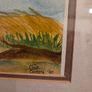 Signed Watercolour of Eilean Donan castle Framed Image 4