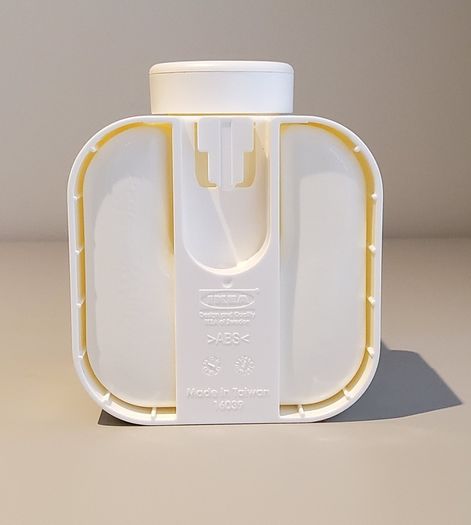 Soap Dispenser Suction Cup Wall Punch-Free - White