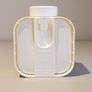 Soap Dispenser Suction Cup Wall Punch-Free - White Image 2