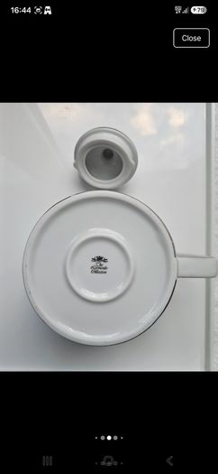 Vintage Charles Rennie Mackintosh Tea For Two Set Porcelain Art Deco Tea pot and jug