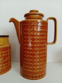 Hornsea, Saffron, retro coffee pot