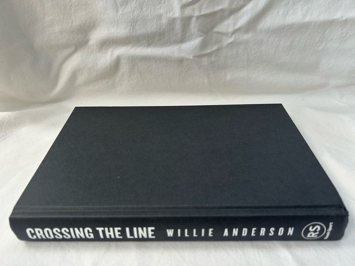SIGNED Crossing The Line by Willie Anderson Ulster & Ireland Rugby Legend