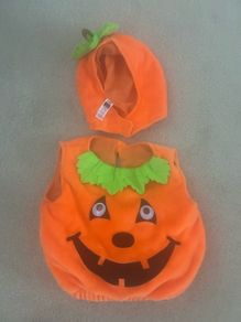 pumpkin costume age 1-3 years