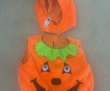 pumpkin costume age 1-3 years