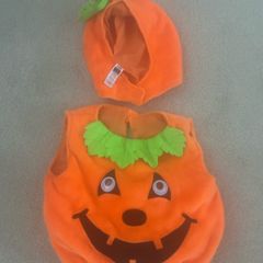 pumpkin costume age 1-3 years