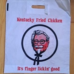 1980s KFC plastic bag