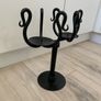 Black Cast Iron Candlebra Image 2