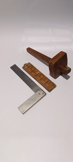 Vintage set of marking / measuring tools