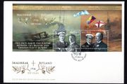 2016 Isle of Man Centenary of the Battle of Jutland Commemorative Stamps Miniature Sheet First Day Cover (FDC)
