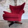 Mid Century Modern GPlan 6250 Swivel & Rock Wingchair Image 6