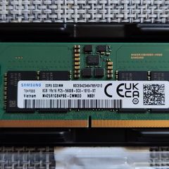 8GB DDR5 5600MHz laptop memory Samsung genuine