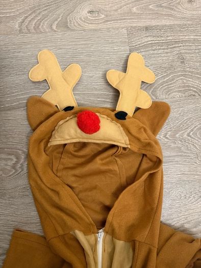 Reindeer costume pajama