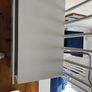 Ikea SMASTAD large white bench lego or toy storage or chest rolling with handles Image 5