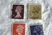 Four Queen Elizabeth II stamps
