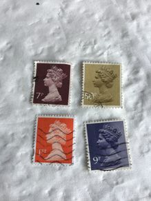 Four Queen Elizabeth II stamps