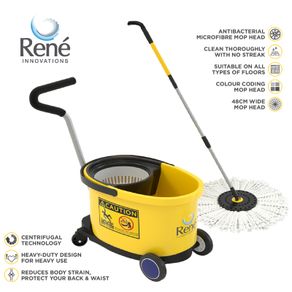 Spin Mop Papa Commercial Floor Cleaning System