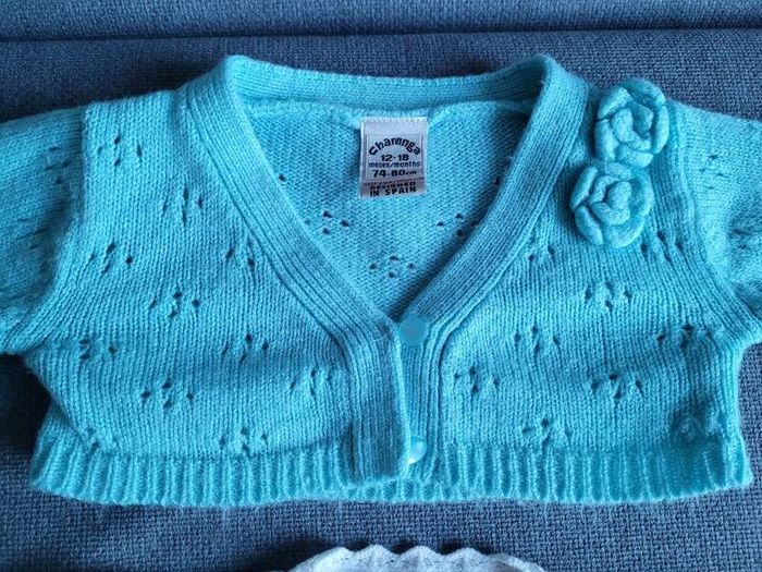 Baby girl's bolero cardigans - size 12-18 months