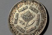 SA silver Sixpence 1952