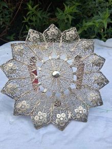 Sterling Silver Filigree 7 Inch Dish(110 grams)