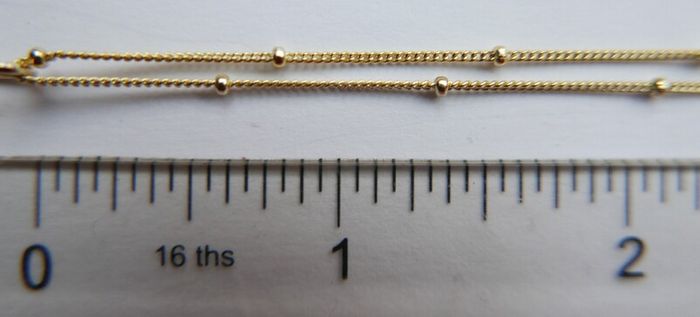Vintage Sterling Silver 925 Gold Plated Moon Pendant Necklace length 20" - 6,1g