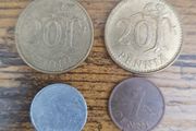 Finland Coin Job Lot, 4 coins, 1963 - 1974, free standard postage