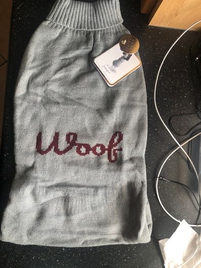 New X-Large Dog jumper