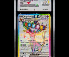 Espeon EX SVP 175 Ace Grading 10 Gem Mint Holo Black Star Promo Scarlet & Violet Pokemon Card