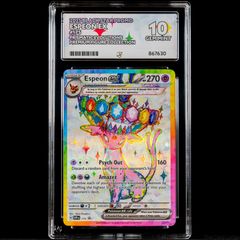 Espeon EX SVP 175 Ace Grading 10 Gem Mint Holo Black Star Promo Scarlet & Violet Pokemon Card