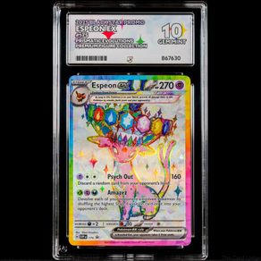 Espeon EX SVP 175 Ace Grading 10 Gem Mint Holo Black Star Promo Scarlet & Violet Pokemon Card