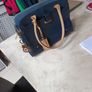 Manatary Large  Navy Handbag.   New - No Tag. Image 7