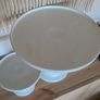 Pair of Beautiful White Cake Stands Image 2