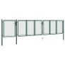 Garden Gate Steel 100x495 cm Green Image 2