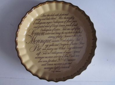 TG Green "Granville" Stoneware Glazed Flan  Dish