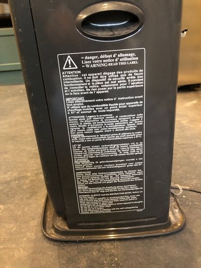 kerosene heater
